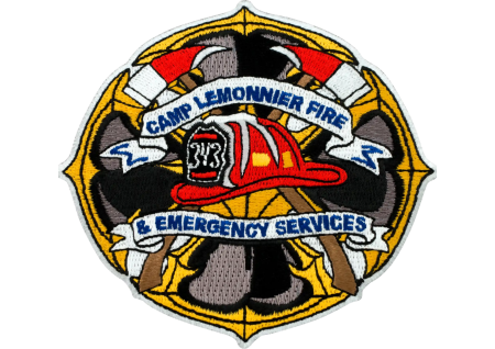 Camp Fire Department Patches